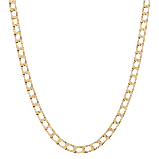 9ct Gold Curb Chain 16"