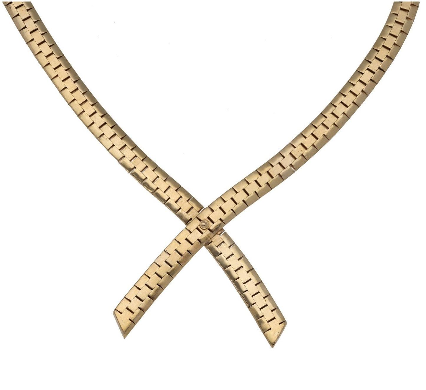9ct Gold Fancy Necklace 14"