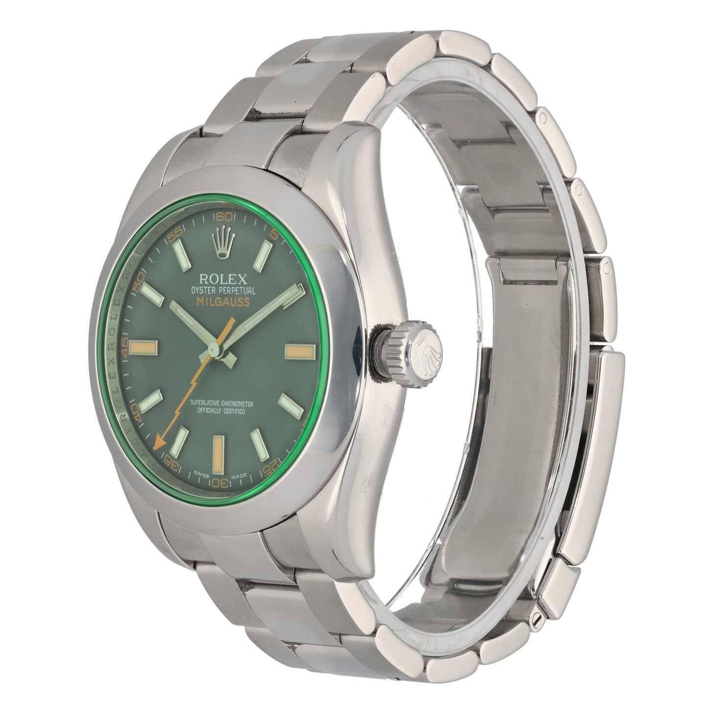Rolex Milgauss 116400 40mm Stainless Steel Watch