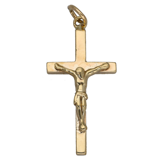 9ct Gold Crucifix Pendant
