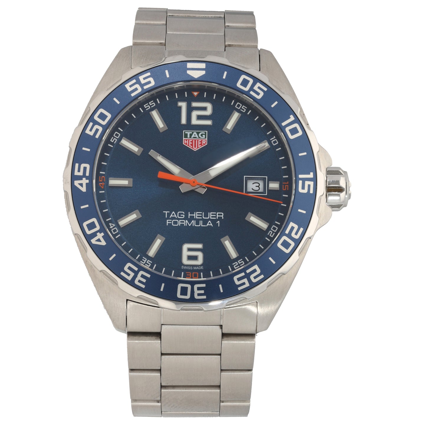 Tag Heuer Formula 1 WAZ1010 43mm Stainless Steel Watch