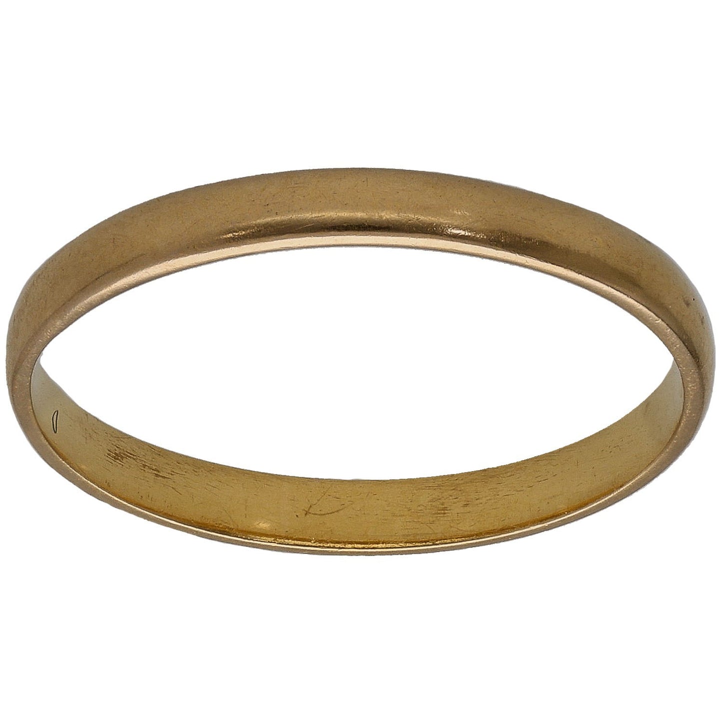 22ct Gold Plain Wedding Ring Size P