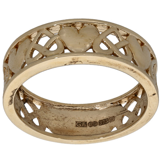 9ct Gold Alternative Ring Size M