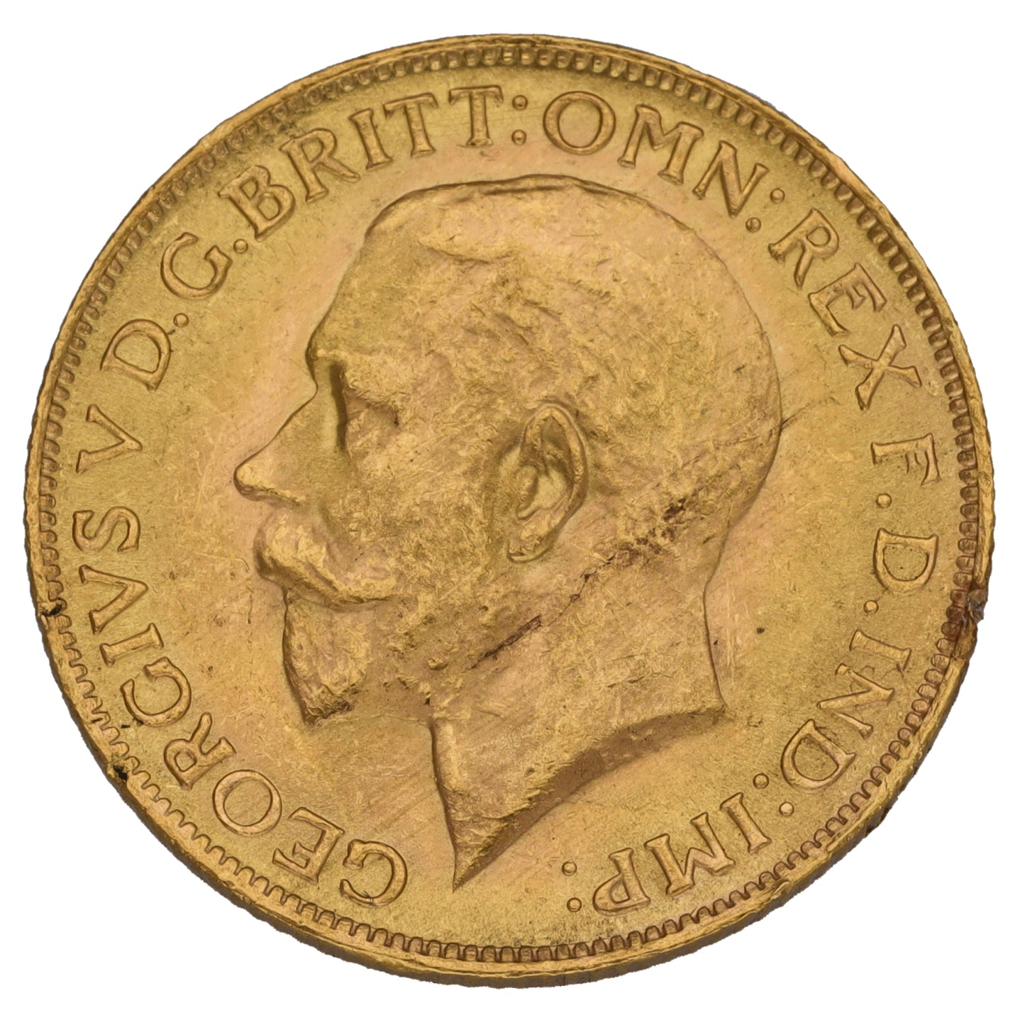 22ct Gold King George V Full Sovereign Coin 1927