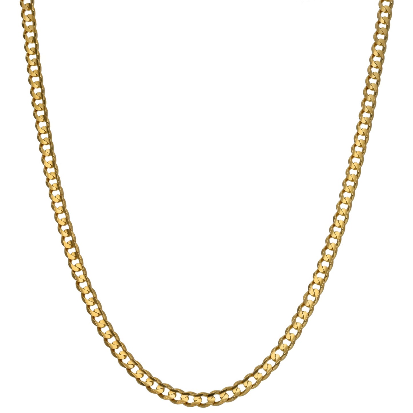 9ct Gold Curb Chain 20"