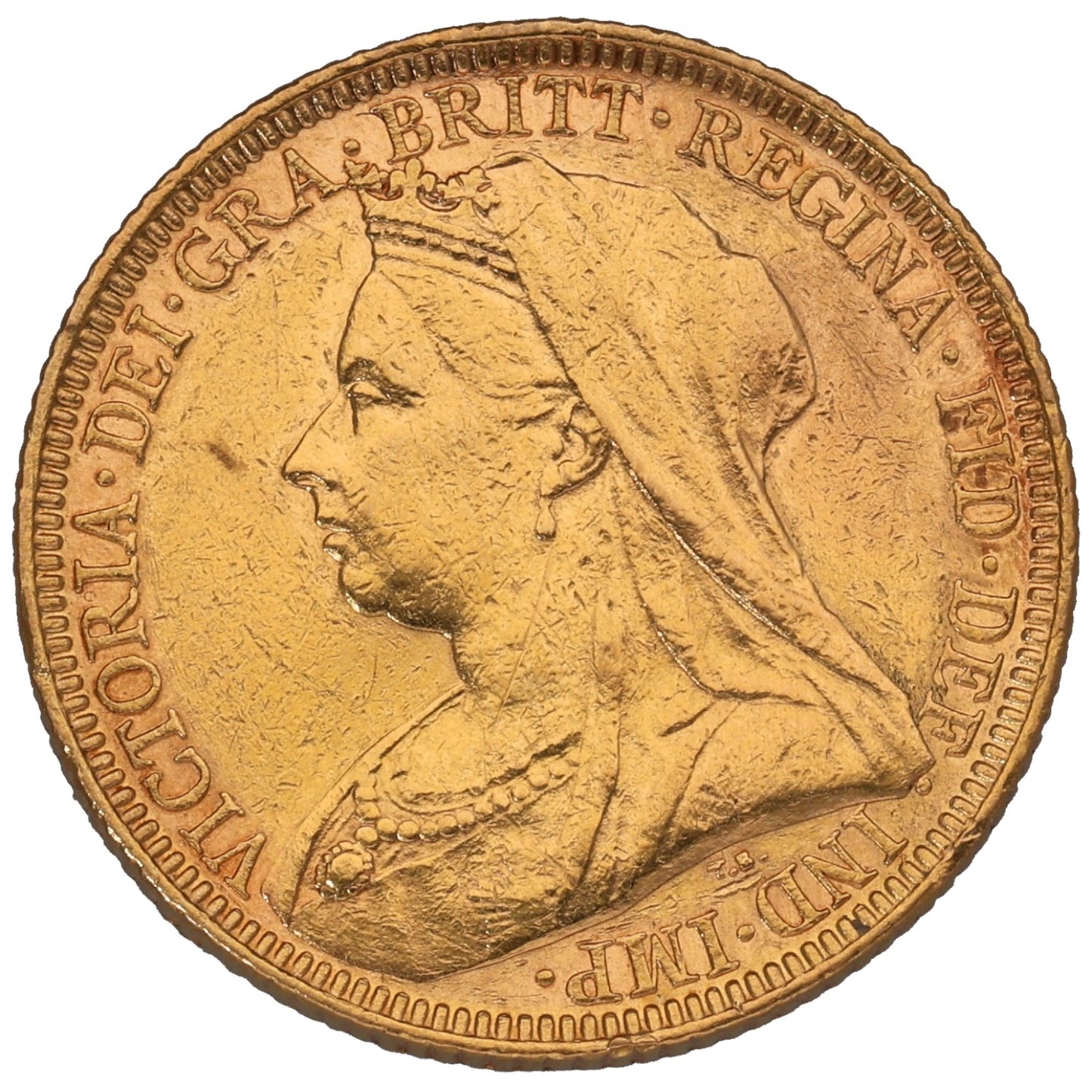 22ct Gold Queen Victoria Full Sovereign Coin 1894