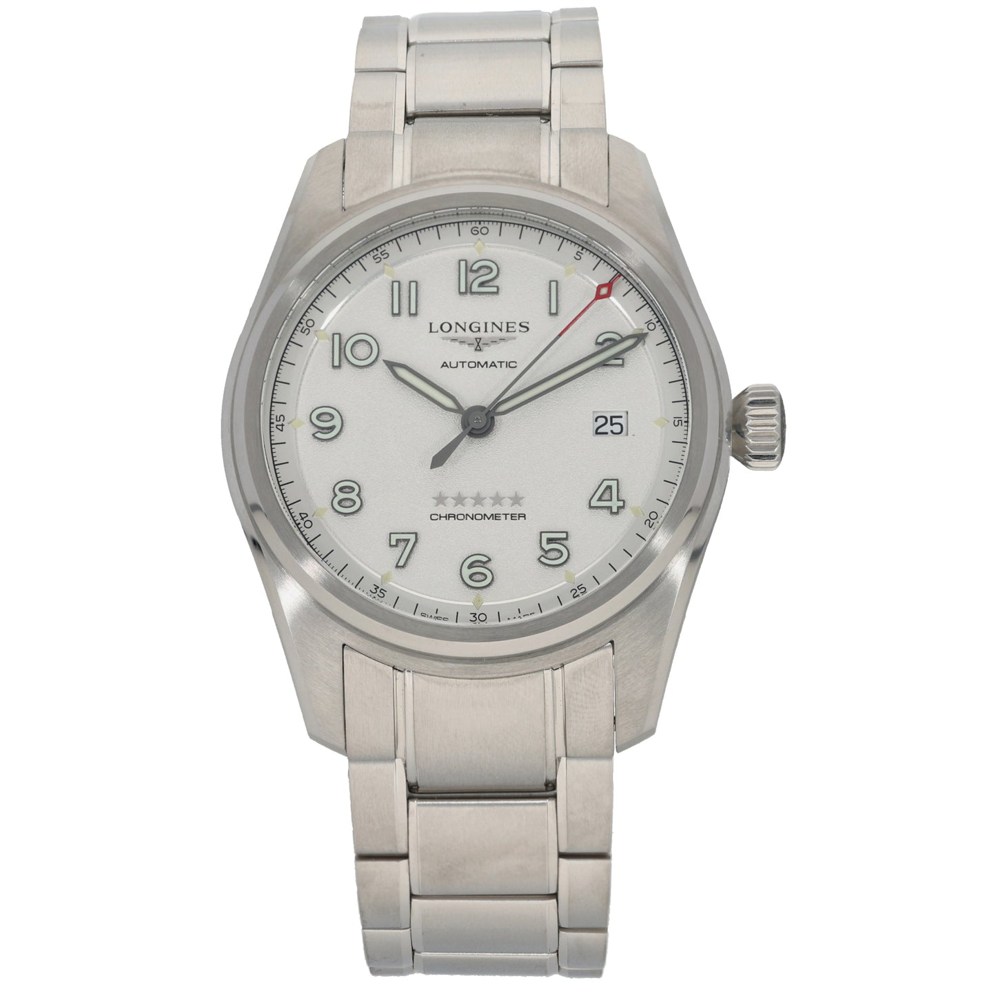 Longines Spirit L3.810.4 40mm Stainless Steel Watch