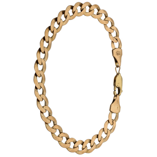 9ct Gold Curb Bracelet