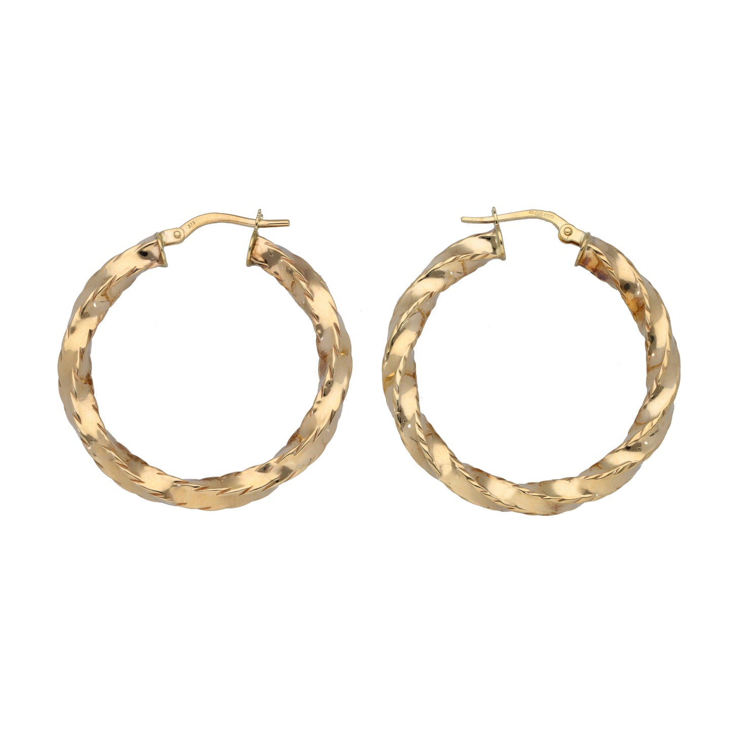 9ct Gold Hoop Earrings