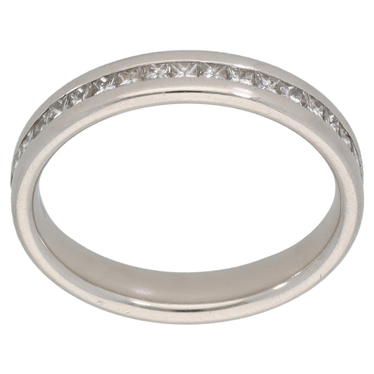 Platinum 1.20ct Diamond Eternity Ring Size L
