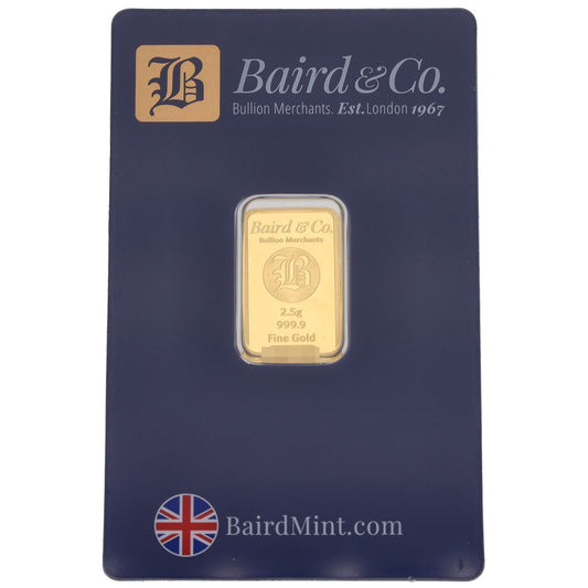 24ct 2.5g Gold Bar