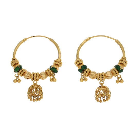 22ct Gold Hoop Earrings