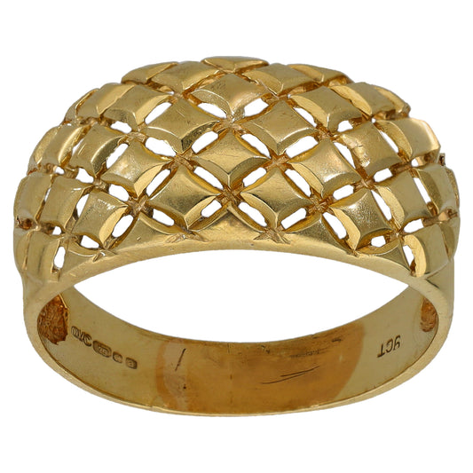 9ct Gold Alternative Ring Size U