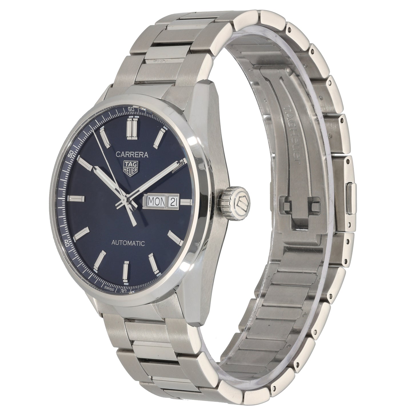 Tag Heuer Carrera WBN2012 41mm Stainless Steel Watch