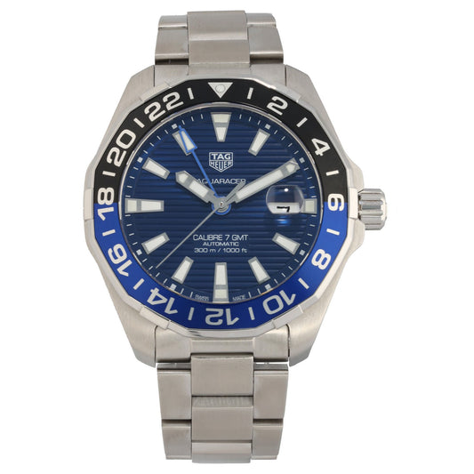Tag Heuer Aquaracer WAY201T 43mm Stainless Steel Watch