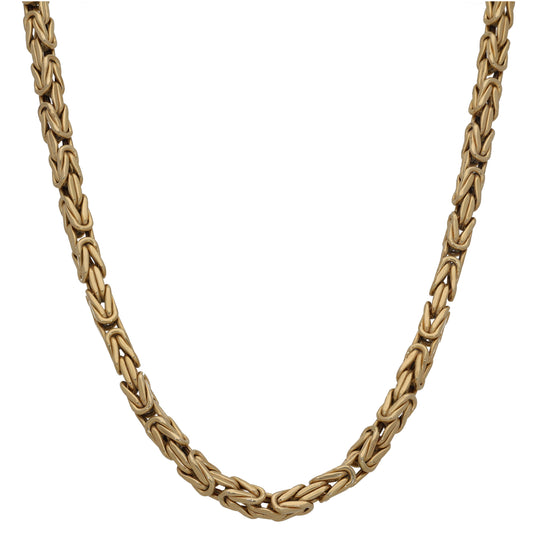 14ct Gold Byzantine Chain 26"
