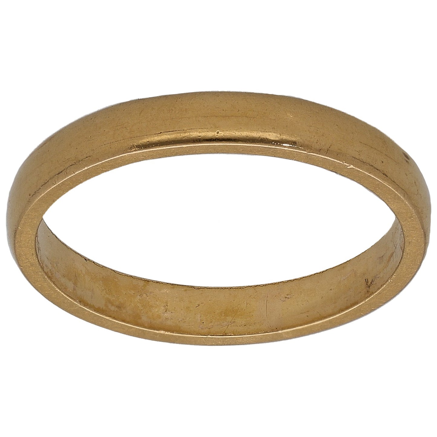 22ct Gold Plain Wedding Ring Size L