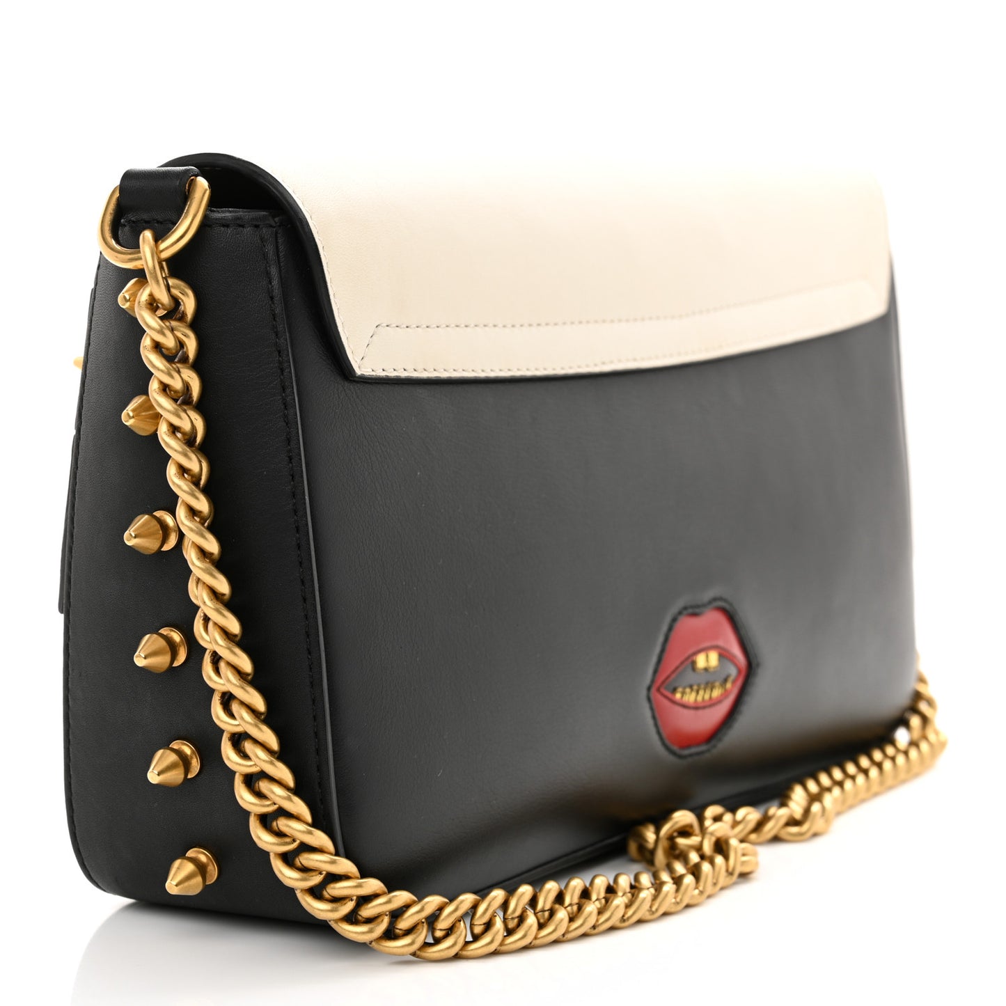 Gucci Broadway Spiked Nappa Leather Bag - Multicolour