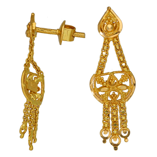 22ct Gold Drop Earrings