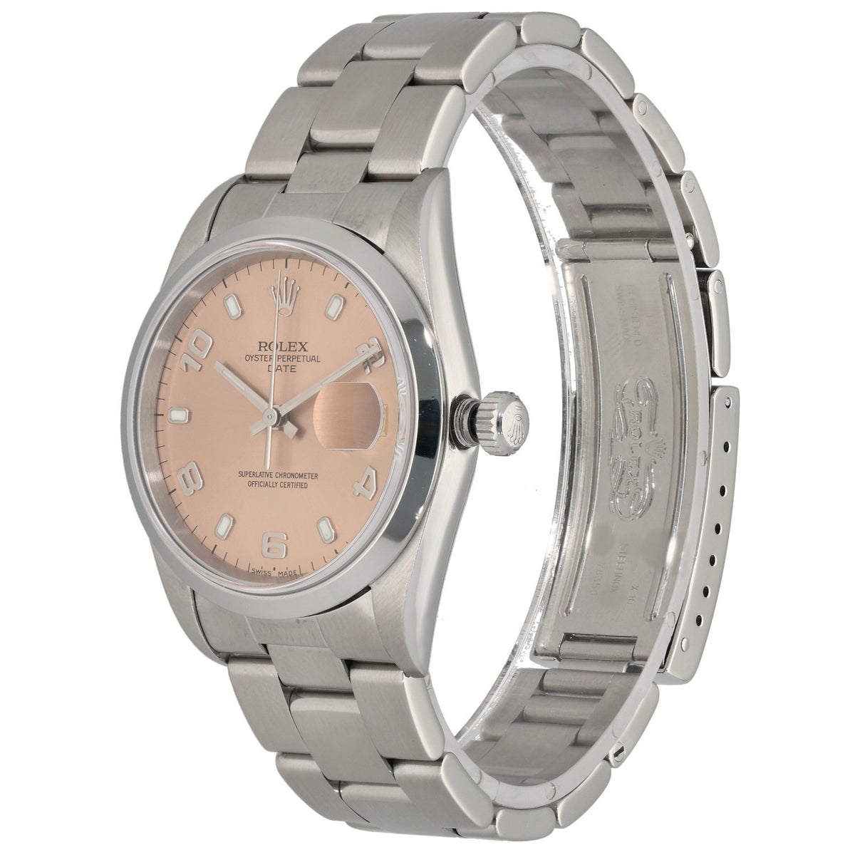 Rolex Date 15200 34mm Stainless Steel Watch