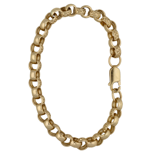 9ct Gold Belcher Bracelet