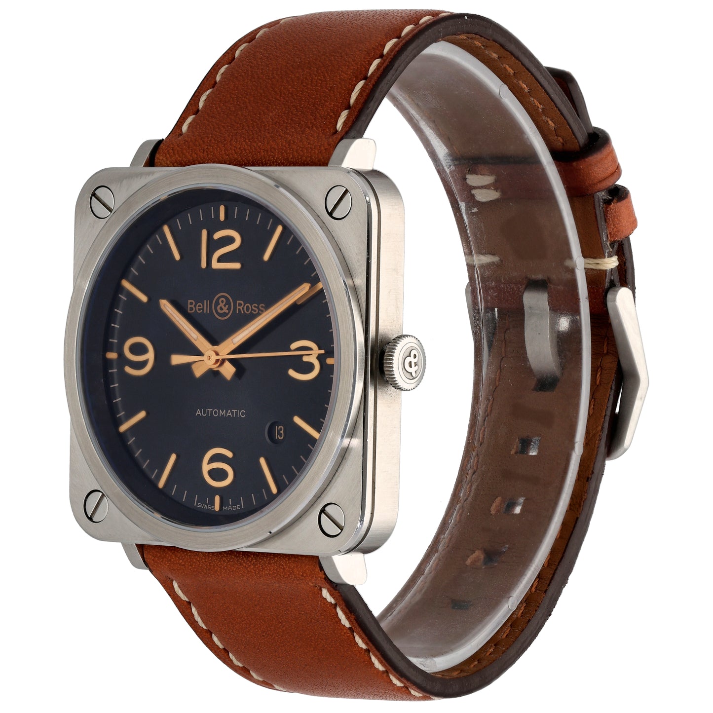 Bell & Ross BRS BRS-92-S 39mm Stainless Steel Watch