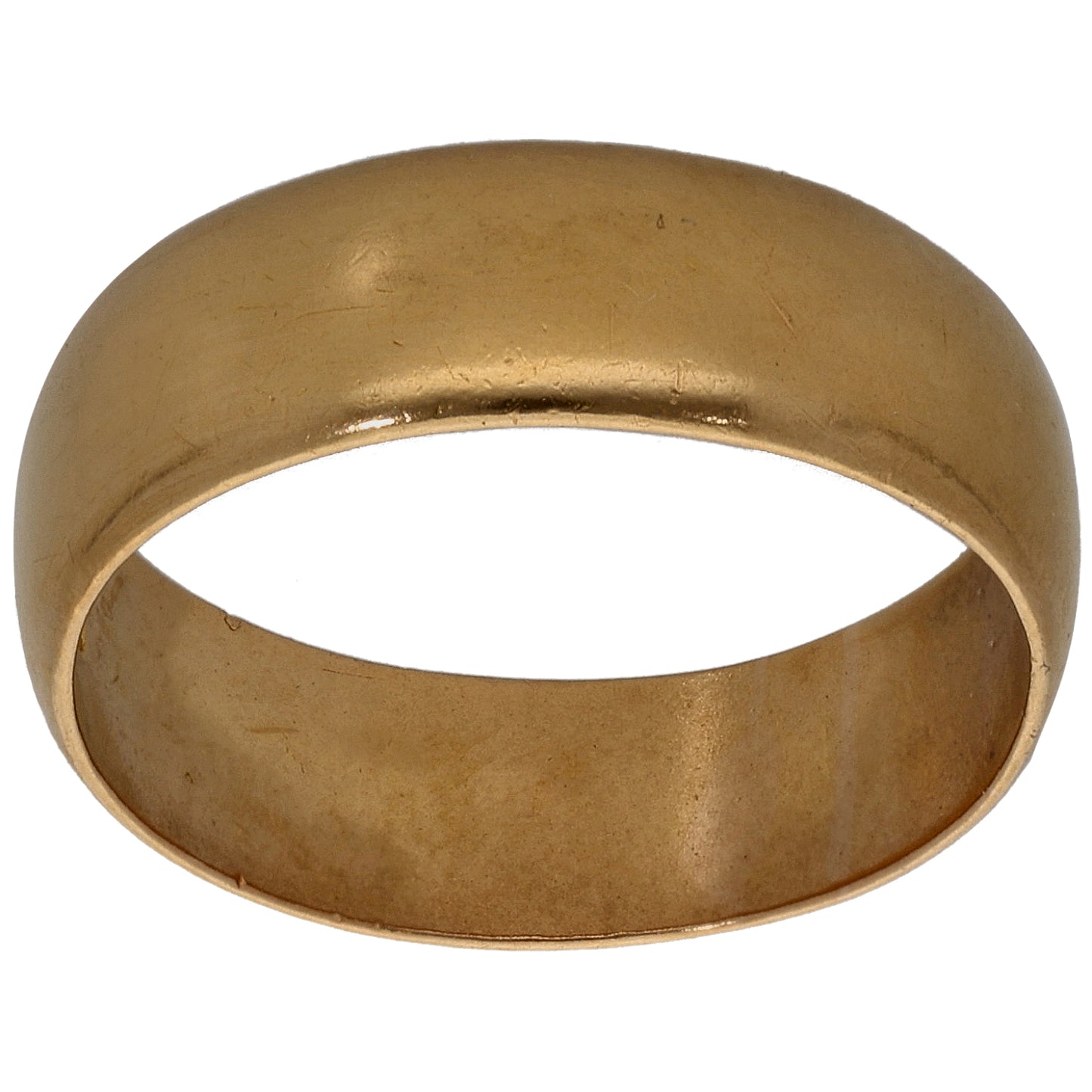 22ct Gold Plain Wedding Ring Size P