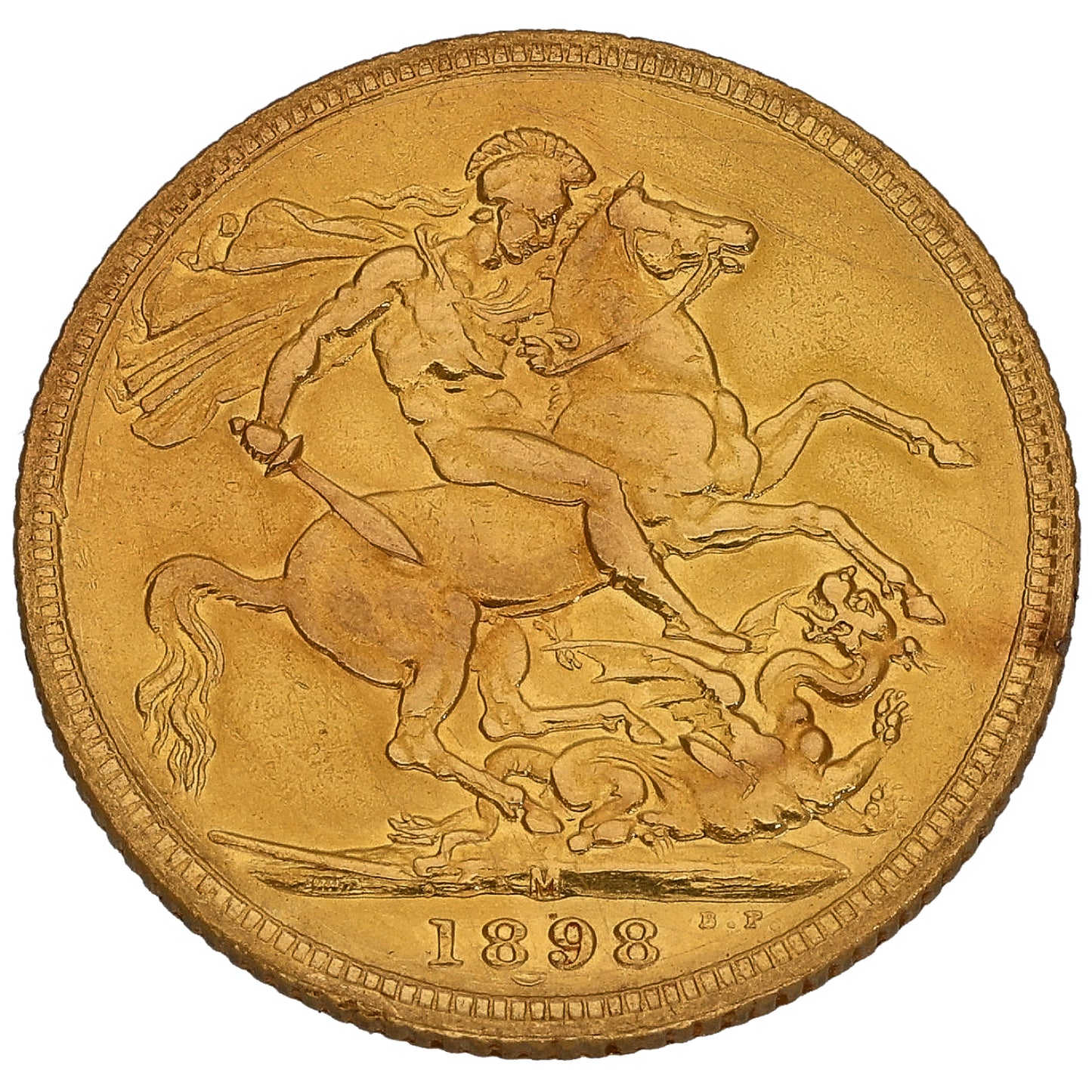 22ct Gold Queen Victoria Full Sovereign Coin 1898
