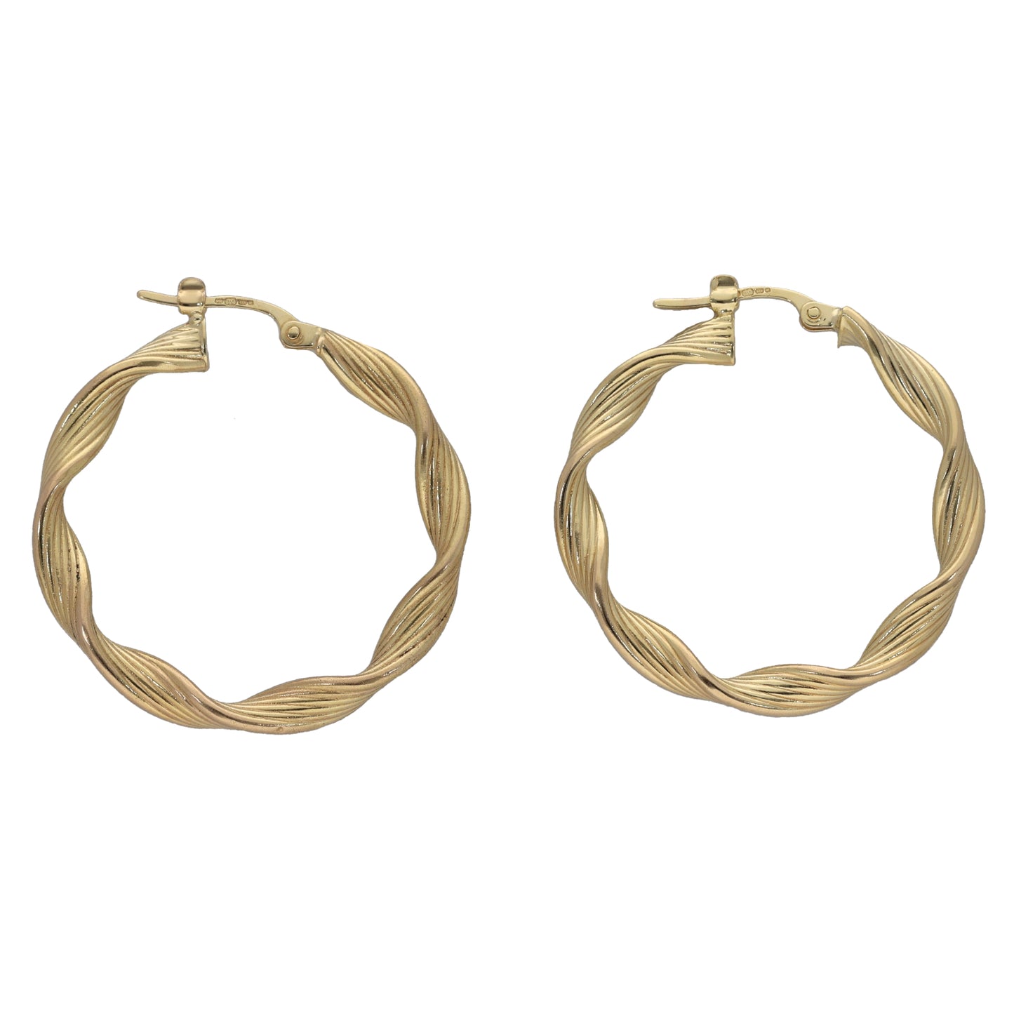9ct Gold Hoop Earrings