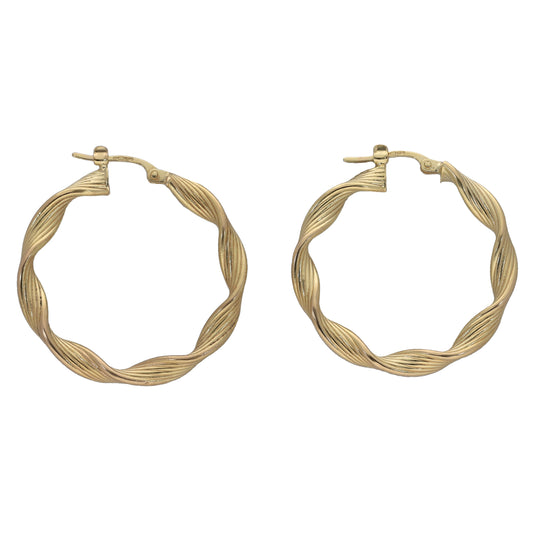 9ct Gold Hoop Earrings