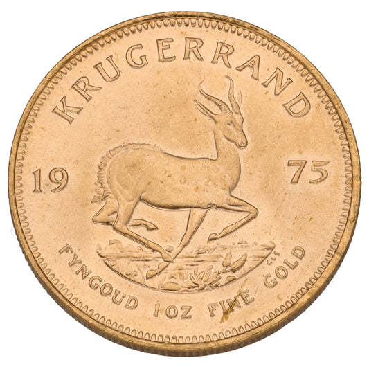 22ct Gold 1 OZ Krugerrand Coin 1975