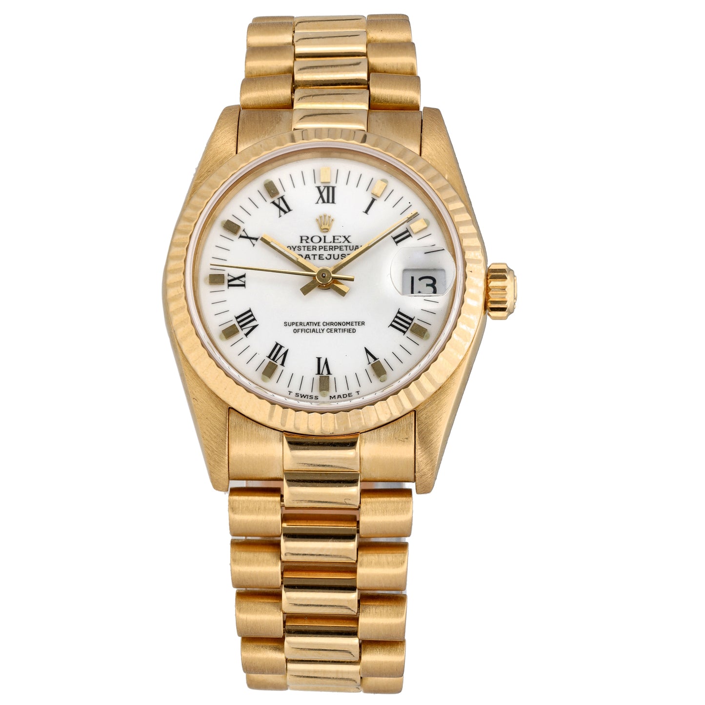 Rolex Datejust 68278 31mm Gold Watch