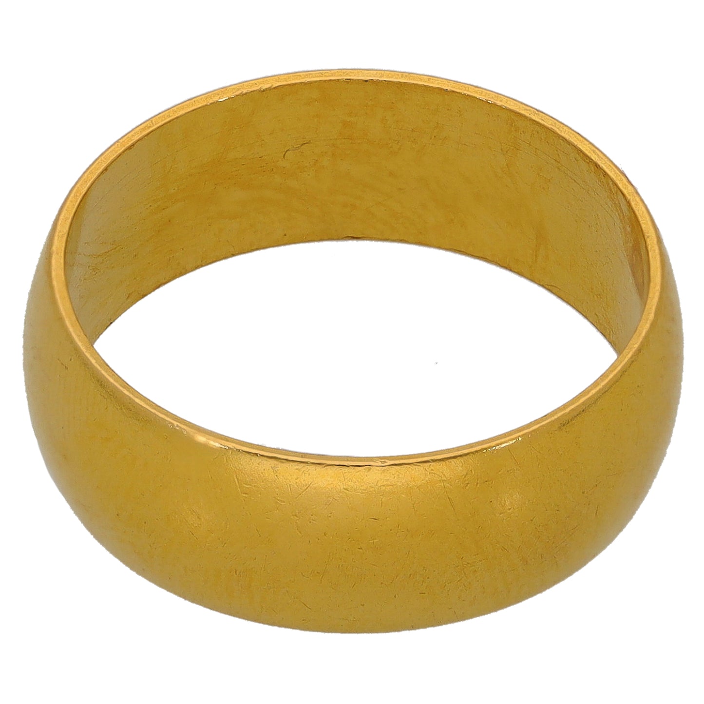22ct Gold Plain Wedding Ring Size M