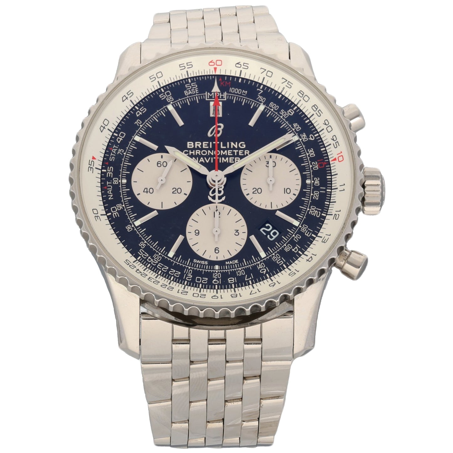Breitling Navitimer B01 AB0121 43mm Stainless Steel Watch