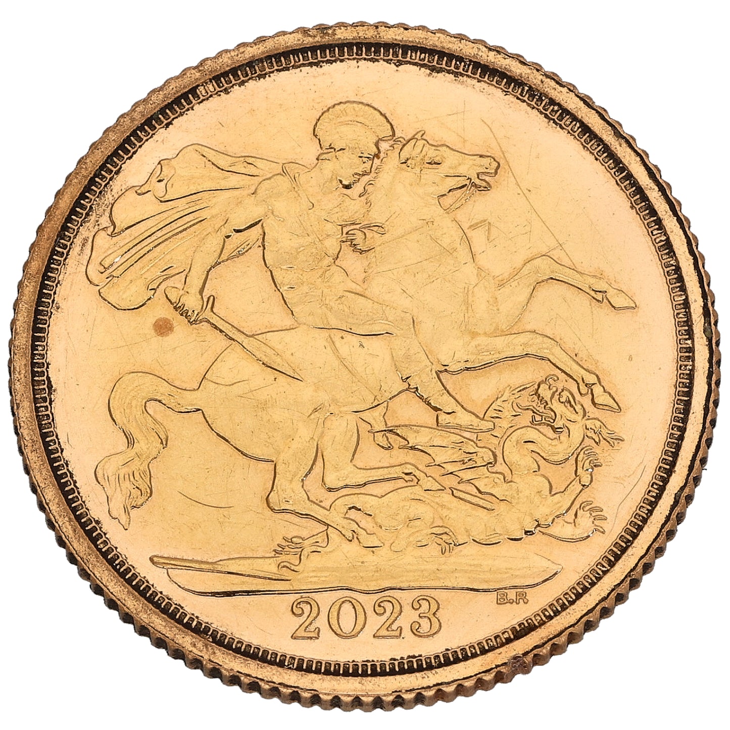 22ct Gold King Charles III Full Sovereign Coin 2023