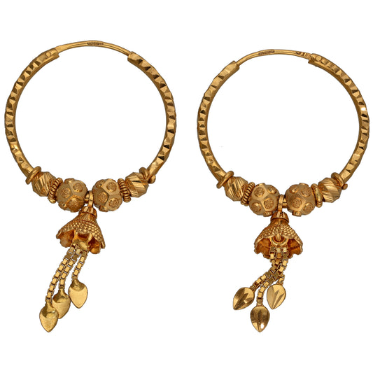22ct Gold Hoop Earrings