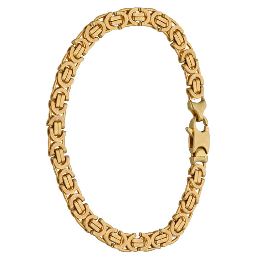 9ct Gold Byzantine Bracelet