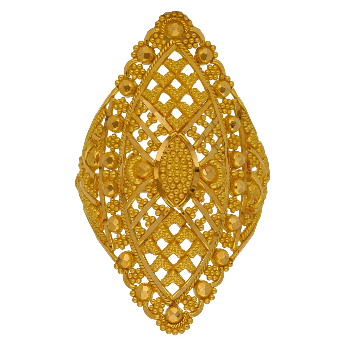 22ct Gold Dress/Cocktail Ring Size R