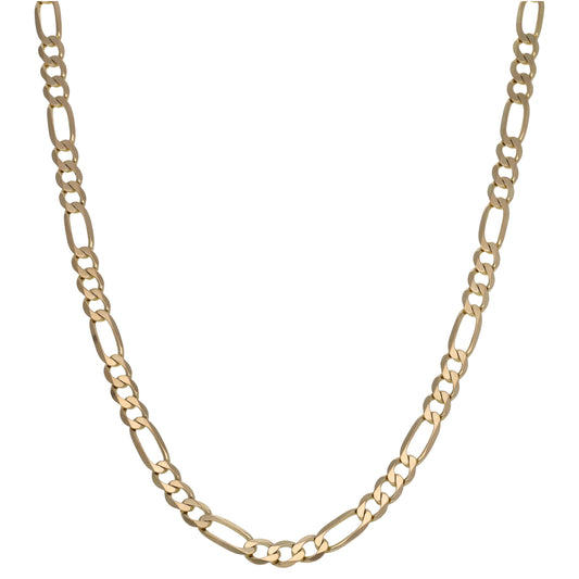 9ct Gold Figaro Chain 22"