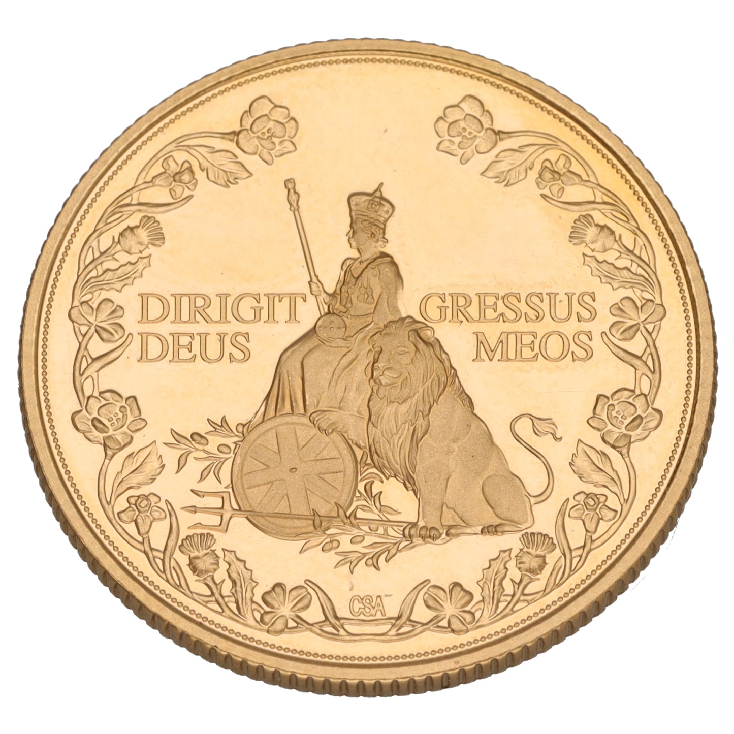 22ct Gold Queen Elizabeth II Double Sovereign Gibraltar Coin 2021