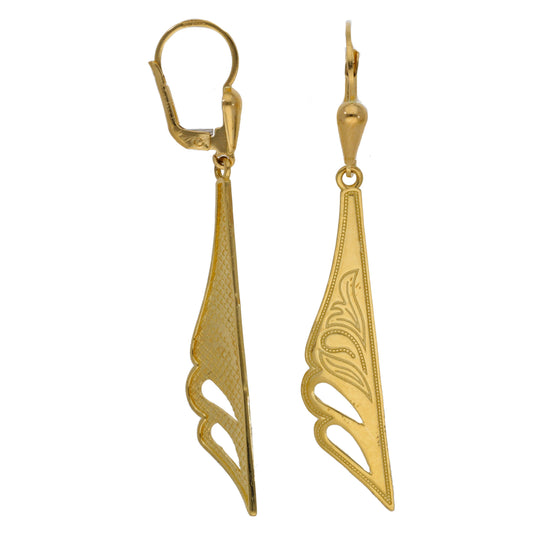 14ct Gold Drop Earrings