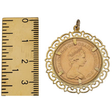 Load image into Gallery viewer, 9ct Gold Coin Pendant

