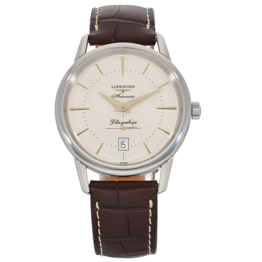 Longines Flagship L4.795.4 38.5mm Stainless Steel Watch