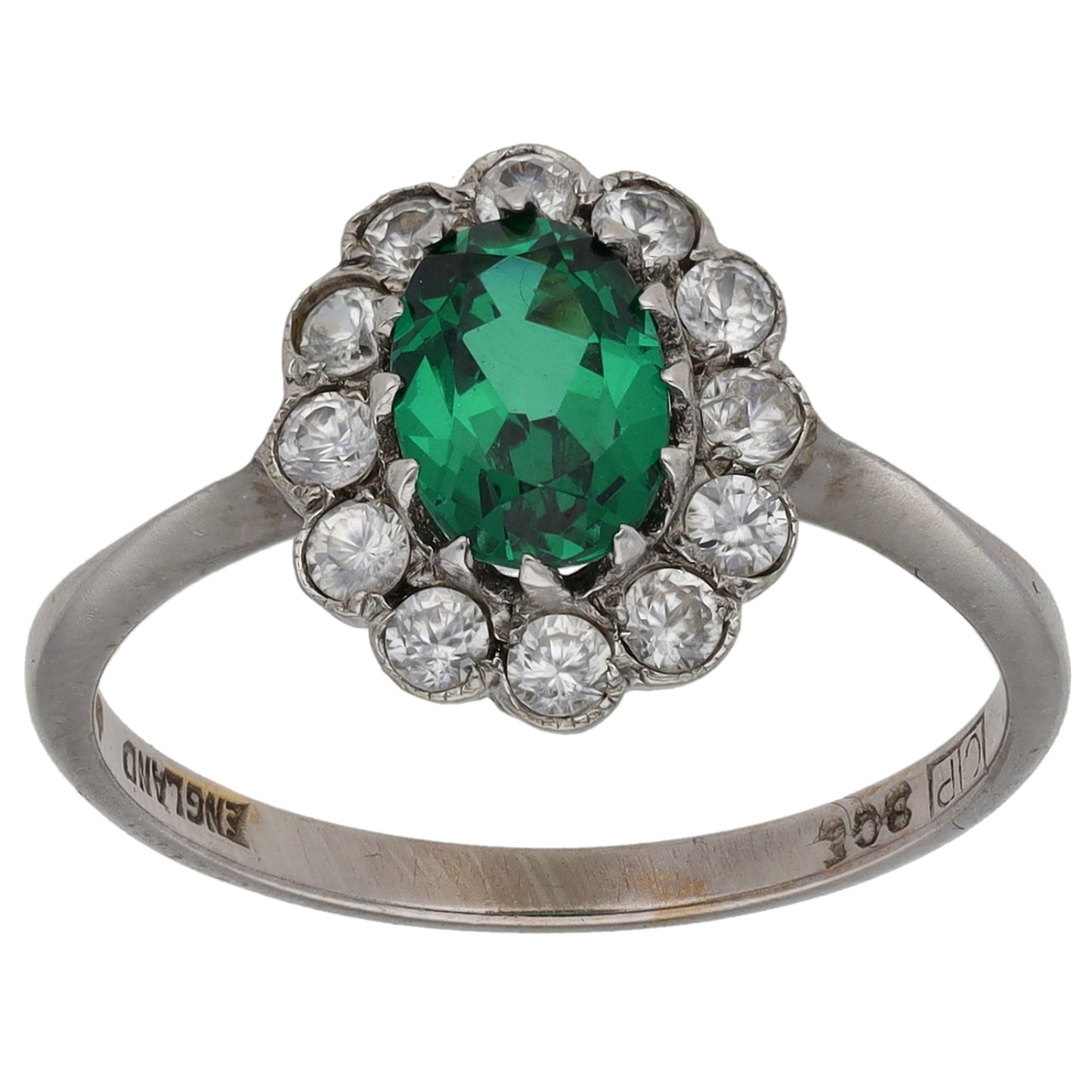 9ct Gold Imitation Dress/Cocktail Ring Size M