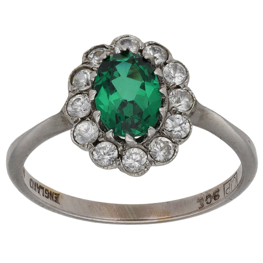 9ct Gold Imitation Dress/Cocktail Ring Size M