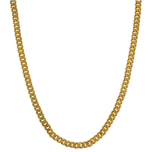 22ct Gold Curb Chain 24"