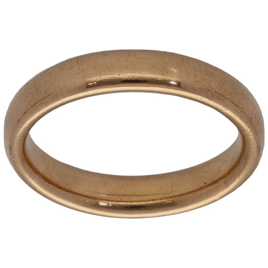 22ct Gold Plain Wedding Ring Size P