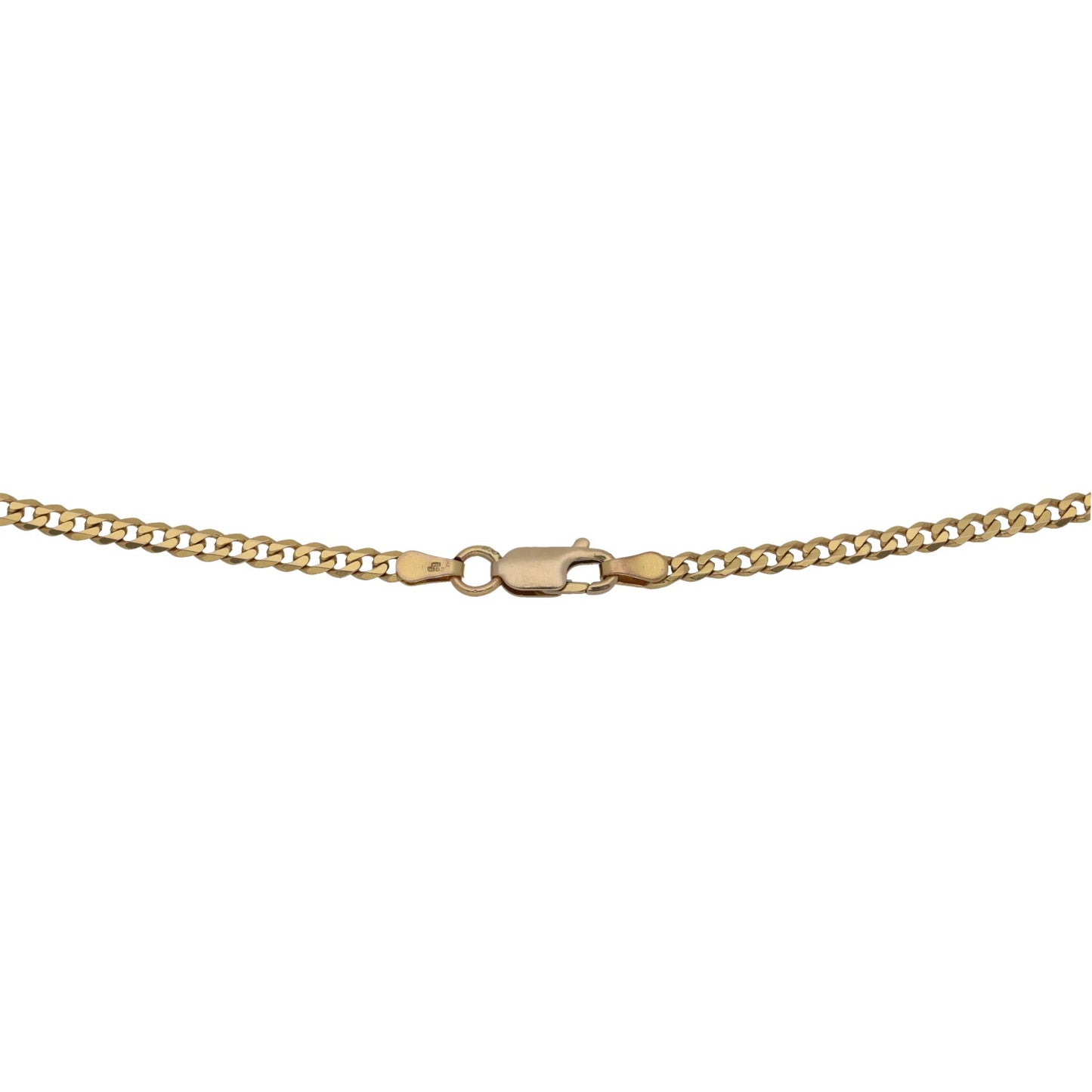 9ct Gold Curb Chain 22"