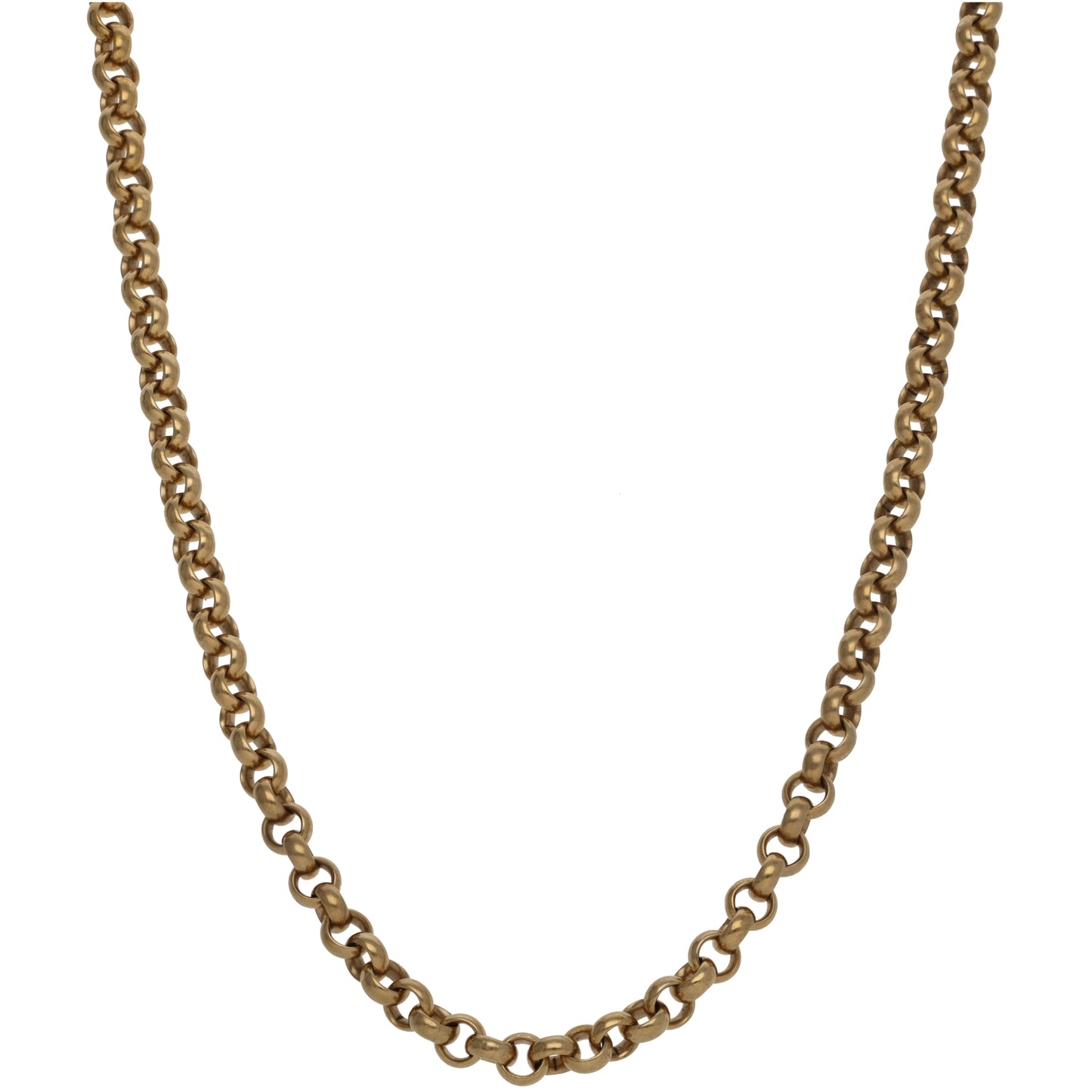 9ct Gold Belcher Chain 22"