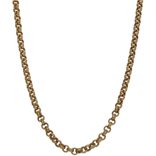 9ct Gold Belcher Chain 22"